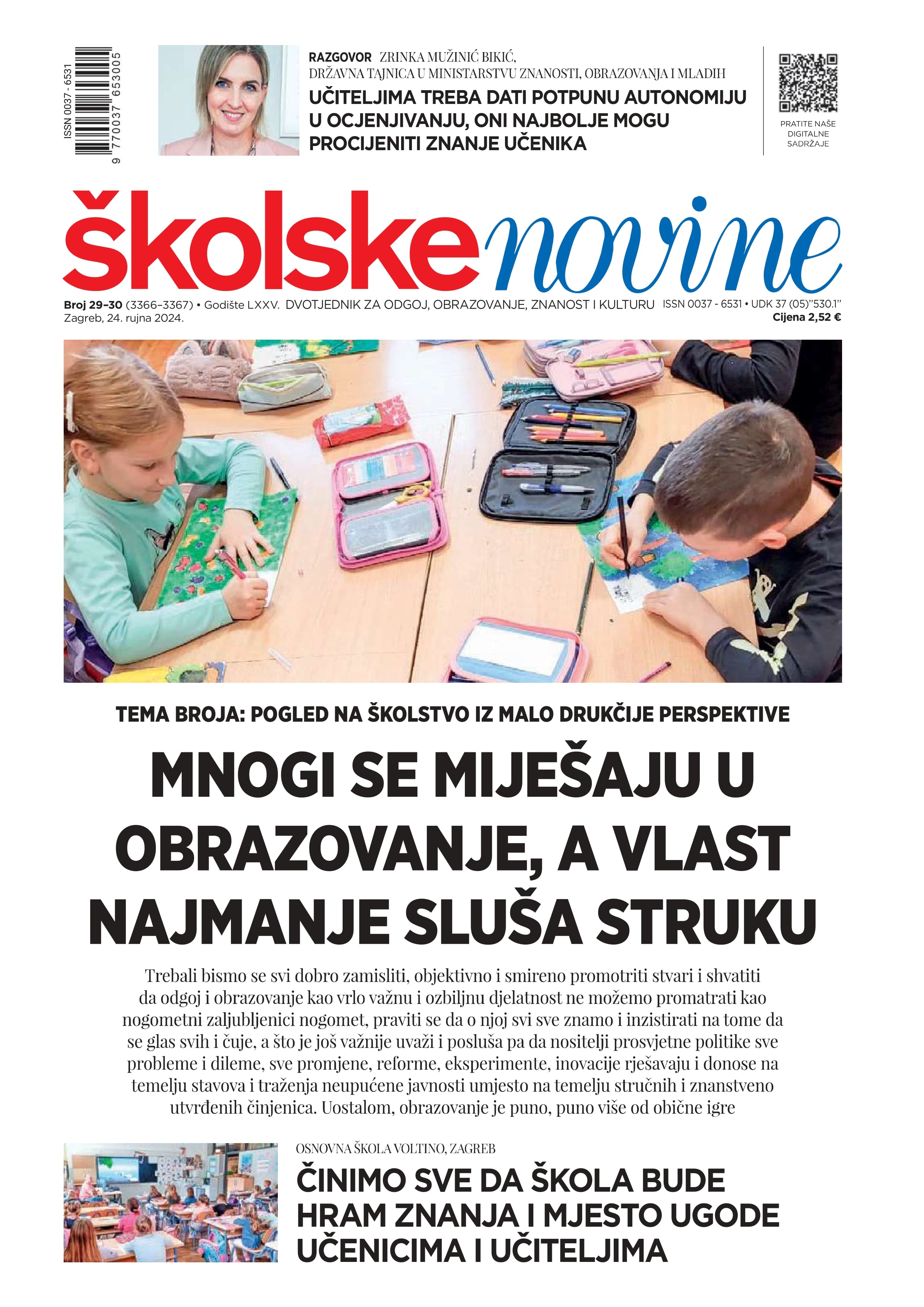 Mnogi se miješaju u obrazovanje, a vlast najmanje sluša struku