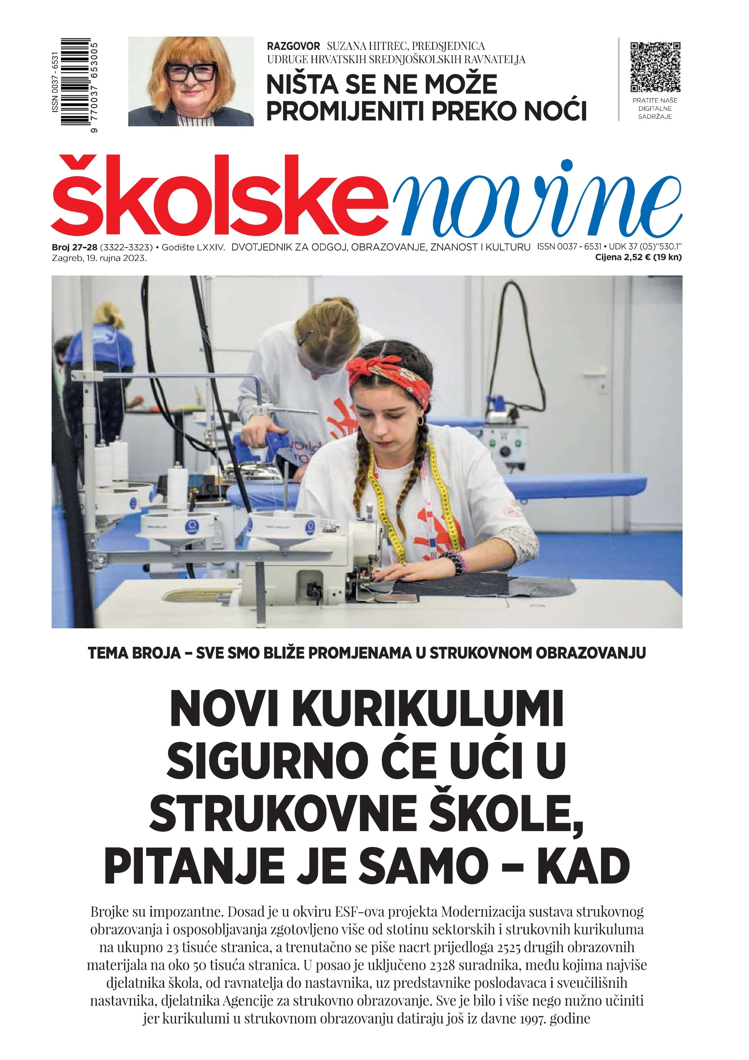 Novi kurikulumi sigurno će ući u strukovne škole, pitanje je samo - kad